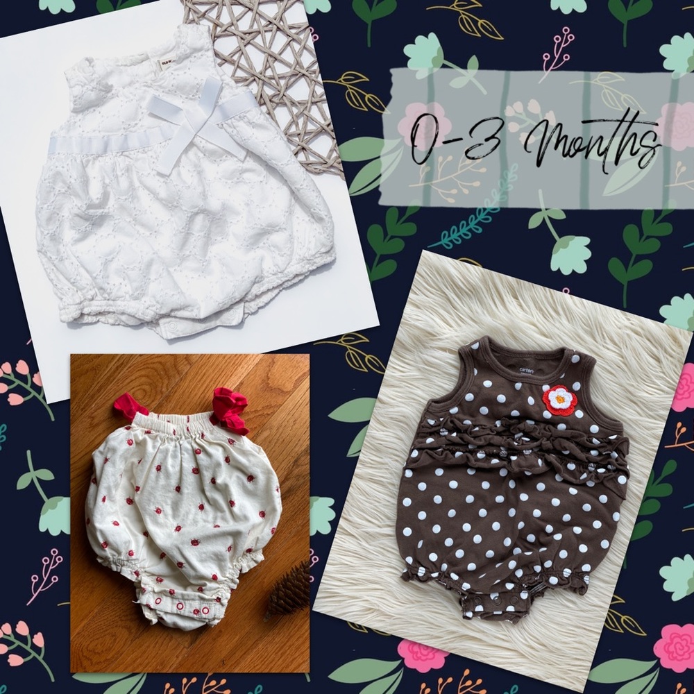 SOLD ✌🏽Romper Bundle - 3 Months